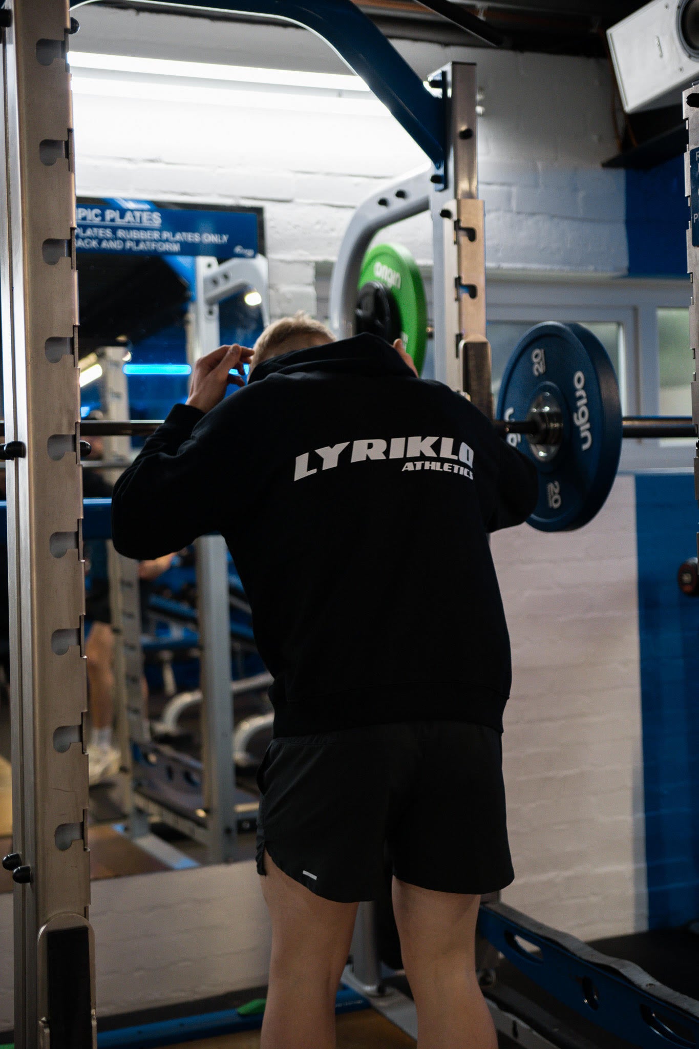 Athletics Hoodies - Black / Grey