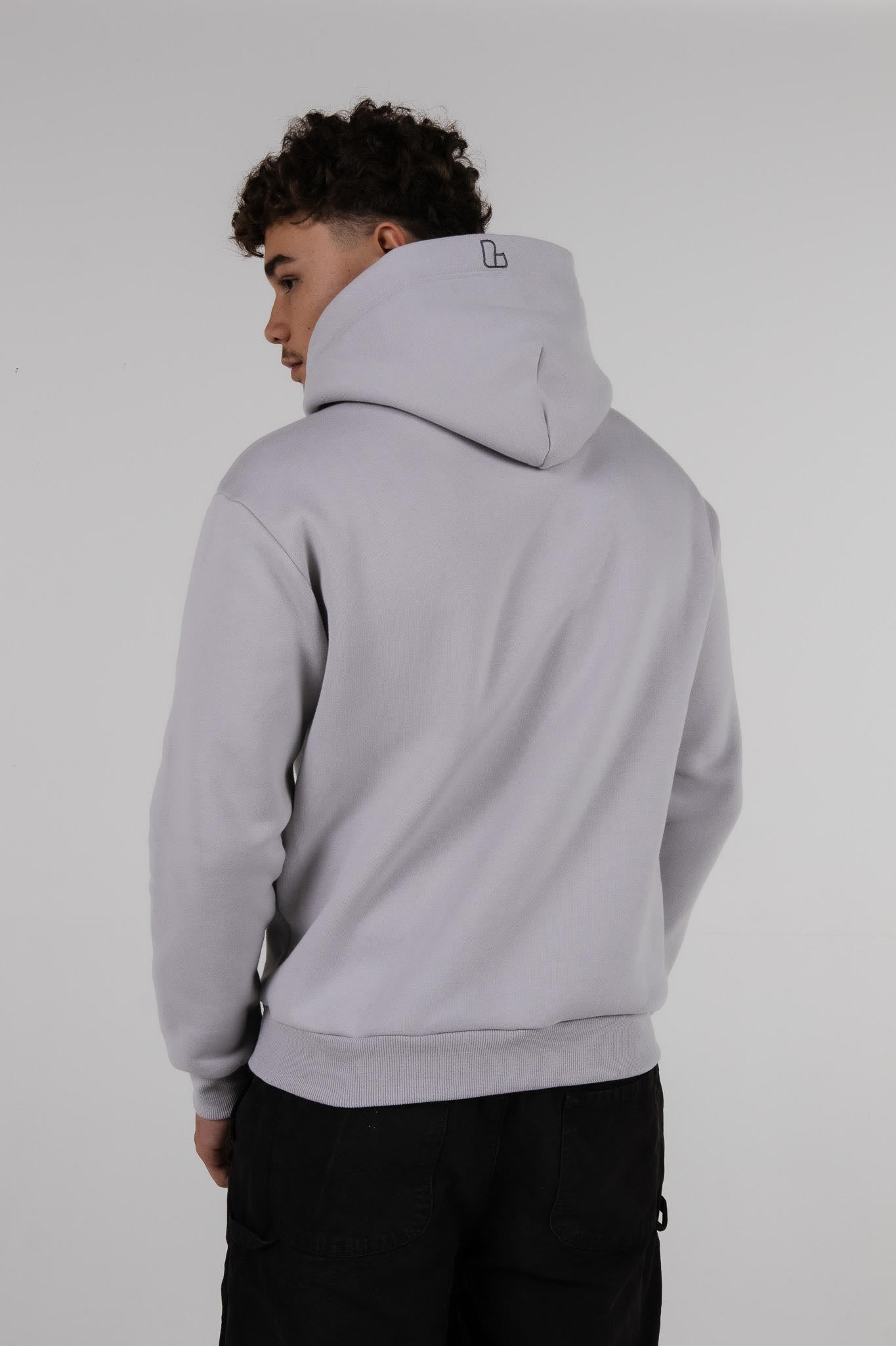 og light grey hoodie